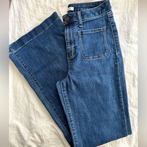 lauren conrad high rise flare jeans